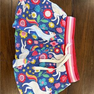 Mini Boden Multicolor Striped and Floral Skirt